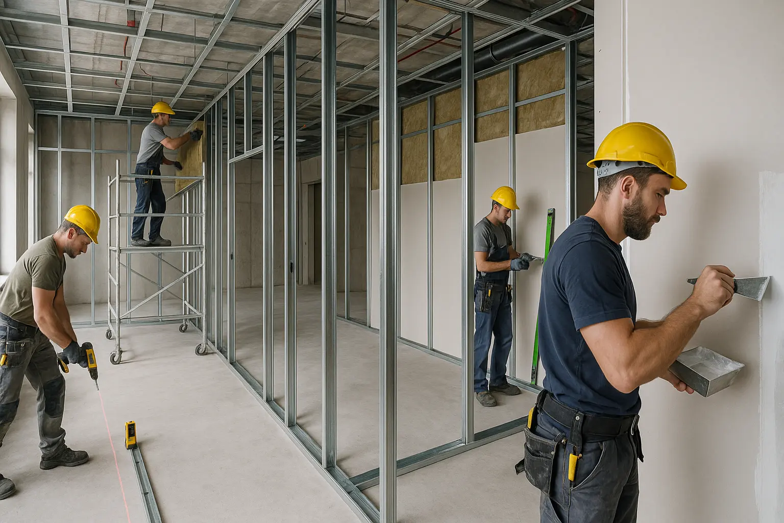 Light Steel Structures & Drywall Partitions